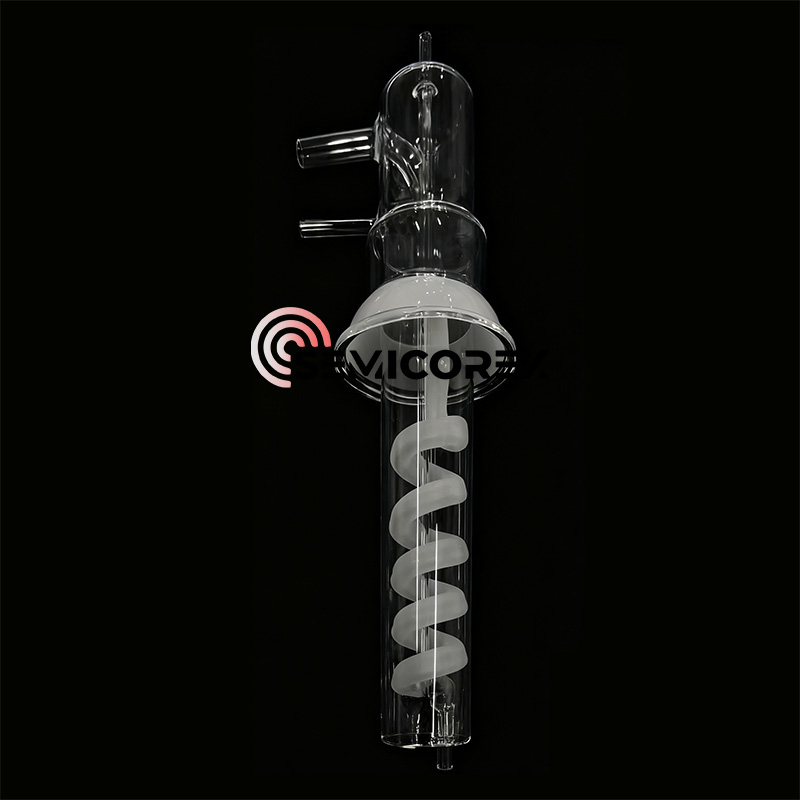 Quartz Spiral tube