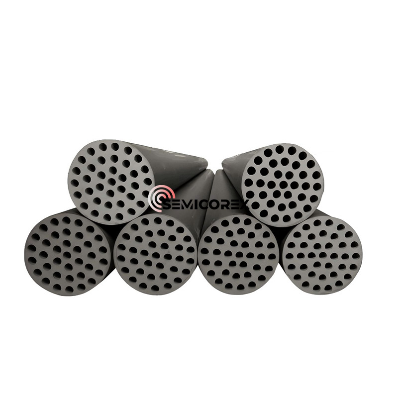 Silicon carbide compositum membranam